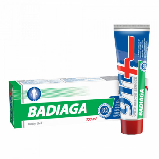 911 "Badyaga" - ķermeņa gels pret sasitumiem, 100 ml